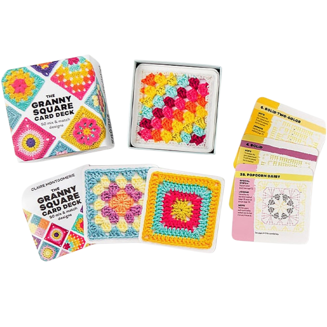 CrochetCards: Firkantet Strikking Hekling Guide Kortsett