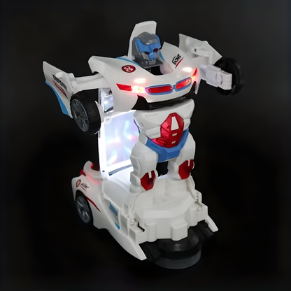 Kletshuts™ TransformerCar: Høyytende Bil-til-robot 2-i-1 Transformer Billeketøy
