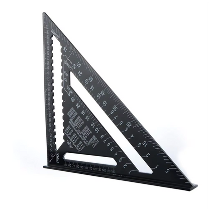 TriangleRuler - Aluminiumslegering Trekantlinjal Til Trebearbeiding