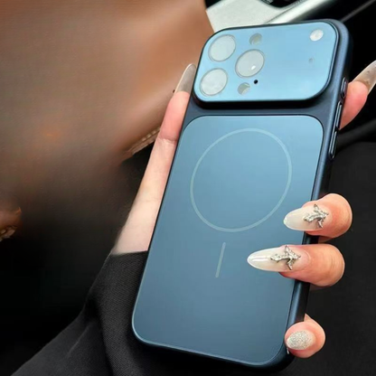 MagsafeCase: iPhone Magsafe Glas Linse Beskyttelses Telefon Etui