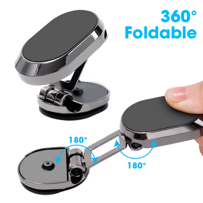 Holder360° FoldableHolder - Sammenleggbar Metall Magnetisk Biltelefonholder