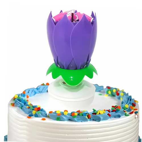 FlowerCandle 1+1 GRATIS: Magisk Blomst Bursdagslys