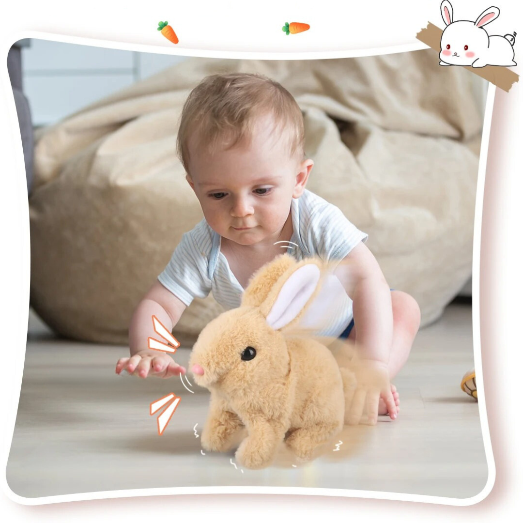 Kletshuts™ InteractiveBunny: Interaktiv Plysj Utstoppet Kaninleketøy