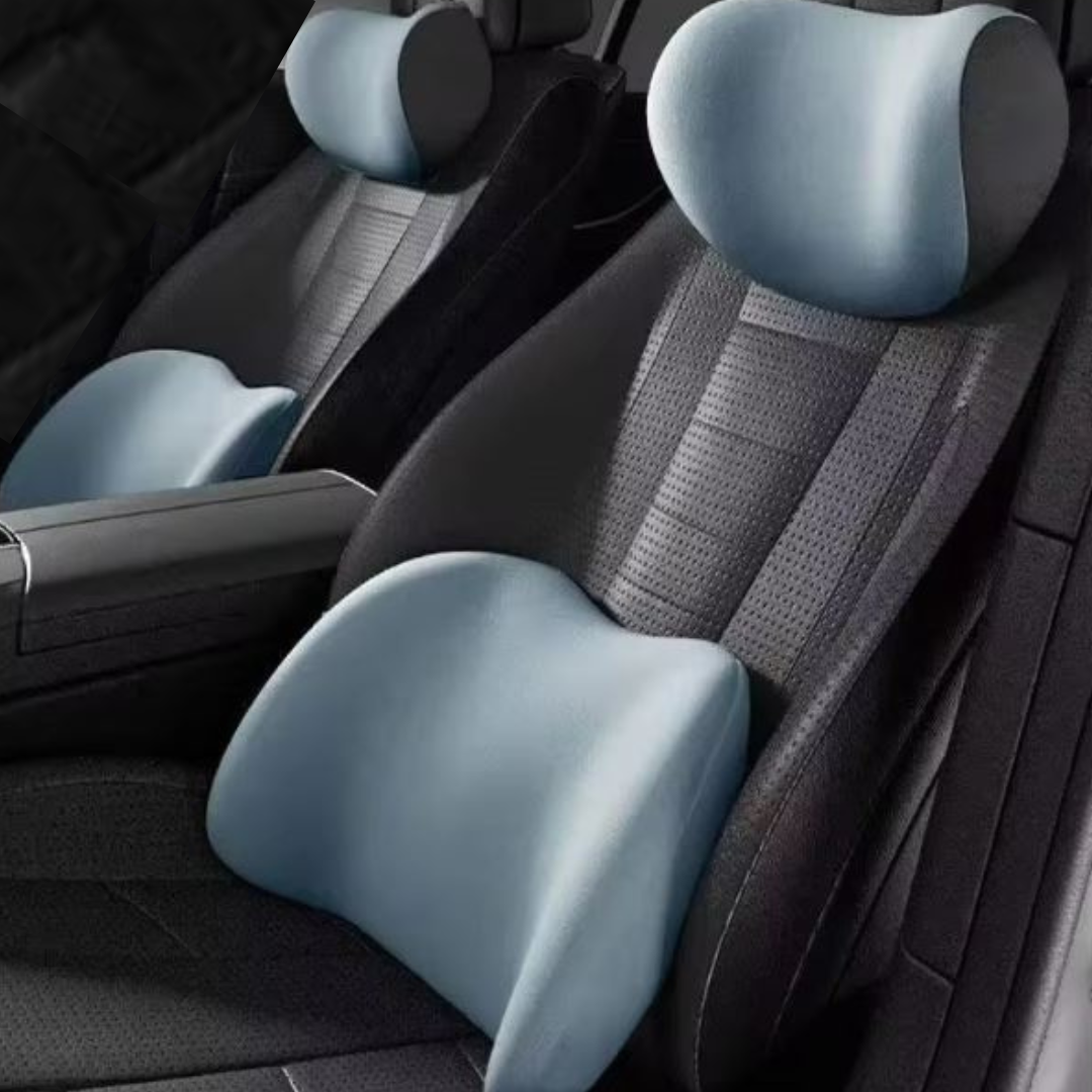 DriveComfort 1+1 GRATIS -Bilstol Nakkestøtte + Korsryggpute Sett