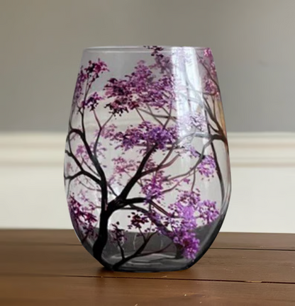 SeasonsGlass - Vinglass med fire årstiderstrær