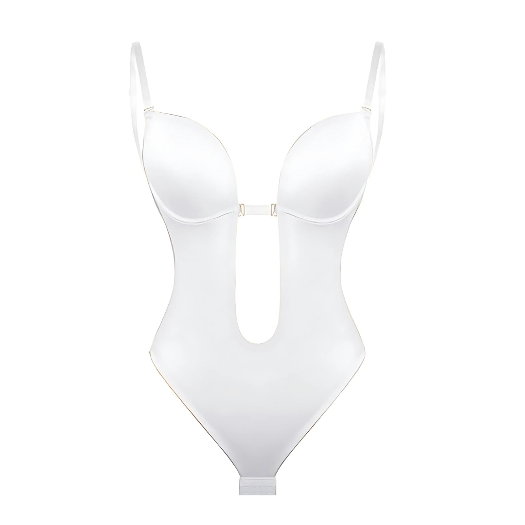 Icone™ SeamlessBodysuit: Lavt Snitt Sømløs Bodysuit Shapewear