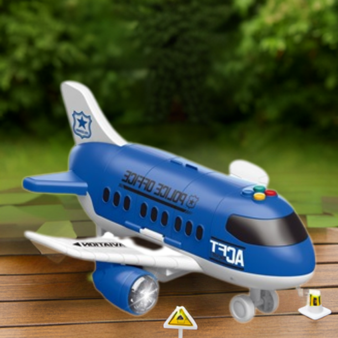Kletshuts™ VehicleCarrier: Kjempe Fly Transport Kjøretøyholder Leketøy Sett