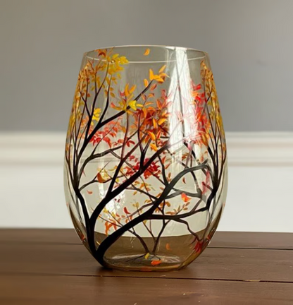 SeasonsGlass - Vinglass med fire årstiderstrær