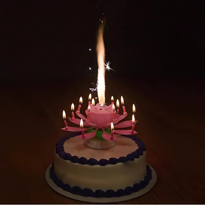 FlowerCandle 1+1 GRATIS: Magisk Blomst Bursdagslys