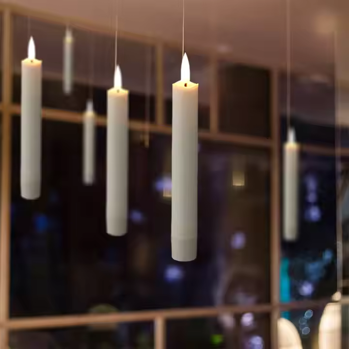 Ledsen™ FloatingCandles - Svevende LED-lys med stavfjernkontroll