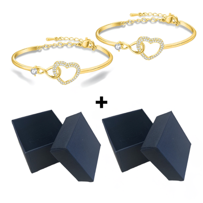 Jewelance™ HeartBracelet 1+1 GRATIS: Moderne Elegant Uendelighets Hjertearmbånd