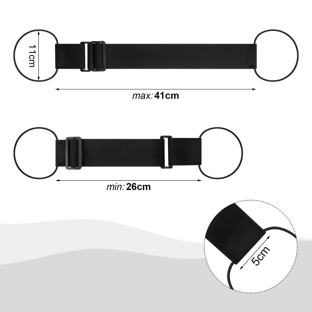 Icone™ LuggageBelt: Elastisk Festebelte til Bagasje