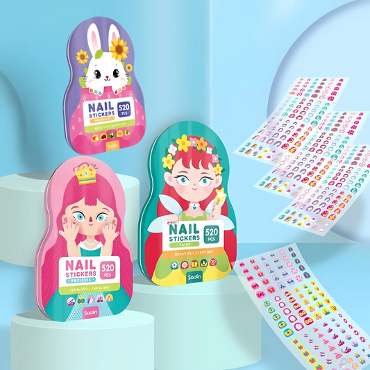 Kletshuts™ NailStickers: Barne-neglekunst Klistremerker Dekorasjonssett
