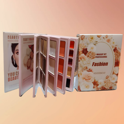 BeautyKit – Profesjonell Alt-i-ett Sminkekolleksjon Komplett Skjønnhetssett Kit