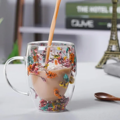 CrystalMug - Dobbelt Lagdelt Kreativ Glasskrus