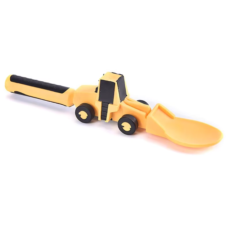 Kletshuts™ CarCutlery: Barn Konstruksjon Bestikksett