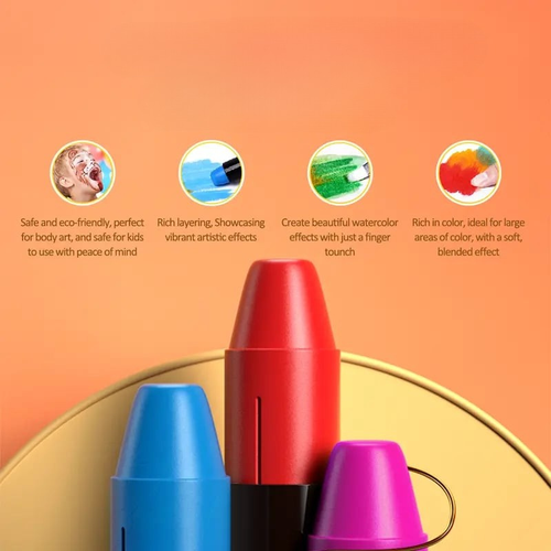 Kletshuts™ JumboCrayons: Børns Let-Greb Kreative Glatte Farver Jumbo Farver