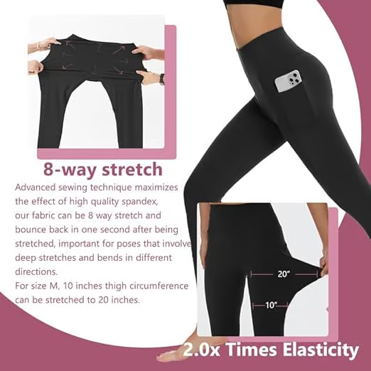 Icone™ TrainingLeggings: Høytlivs Magekontroll Skulpturerende Leggings