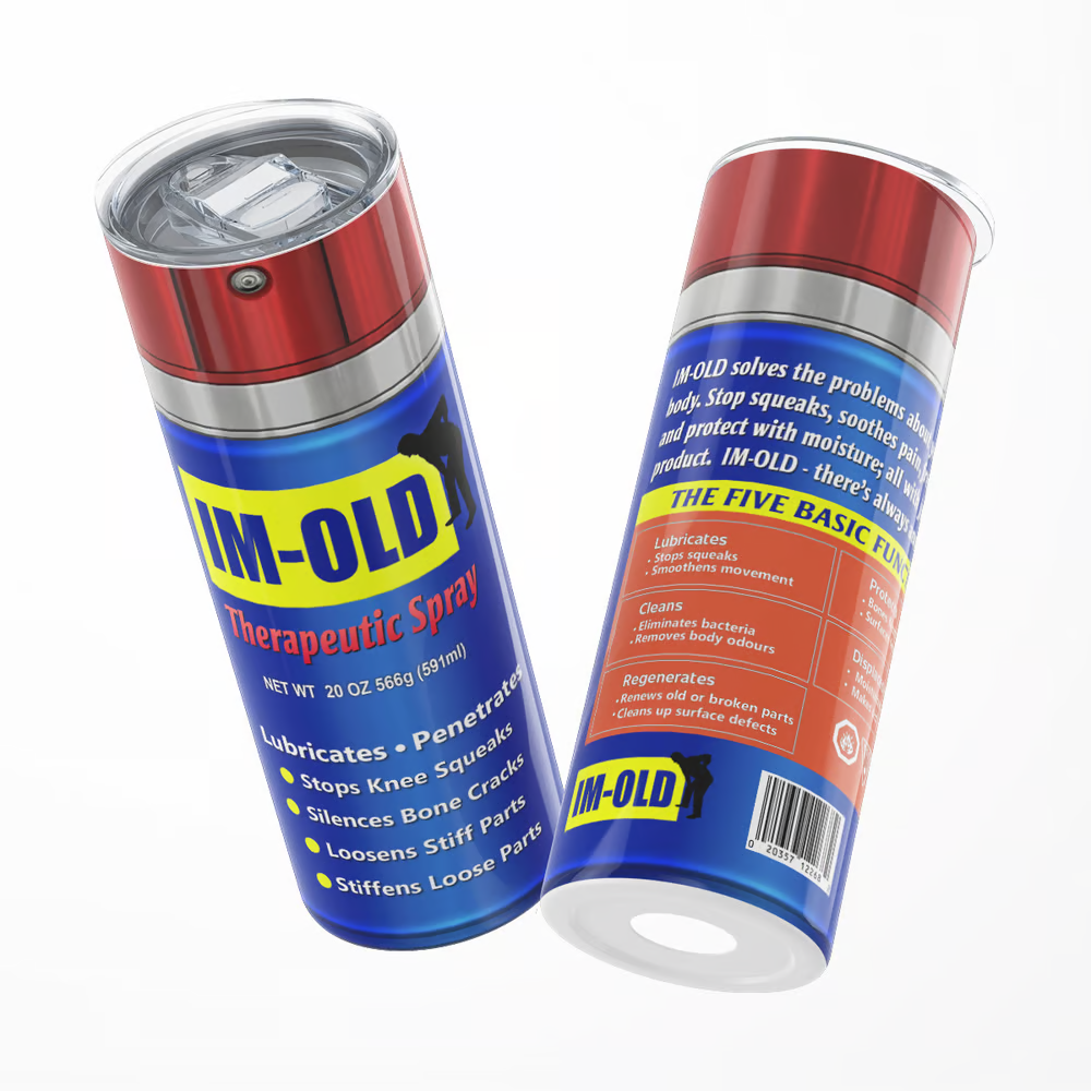 DirtyTumbler - Rustfritt Stål WD-40 Inspirert Skitten Tumbler