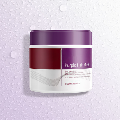 Rose® KeratinMask: Farve Og Dybde Reparationslilla Keratin Toning Hårmaske