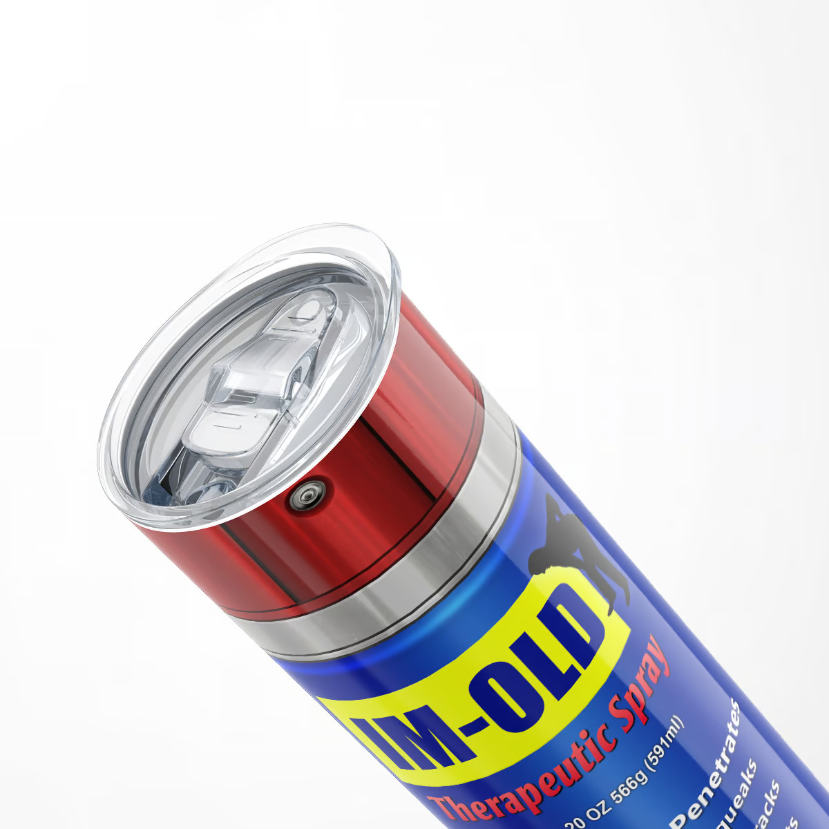 DirtyTumbler - Rustfritt Stål WD-40 Inspirert Skitten Tumbler