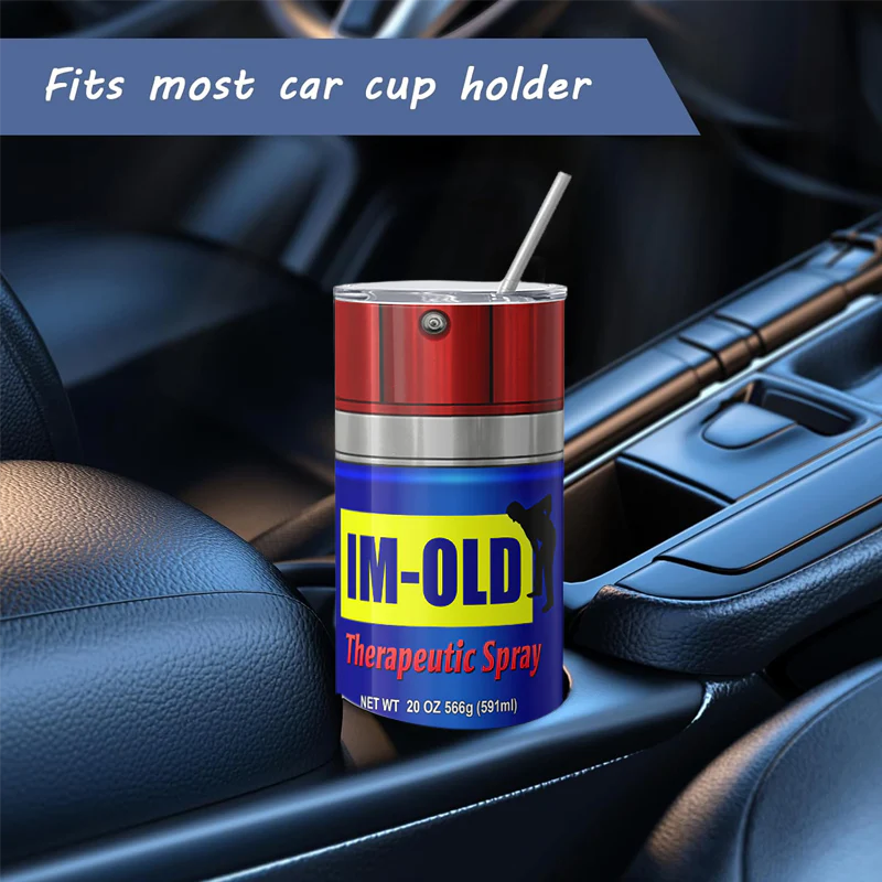 DirtyTumbler - Rustfritt Stål WD-40 Inspirert Skitten Tumbler