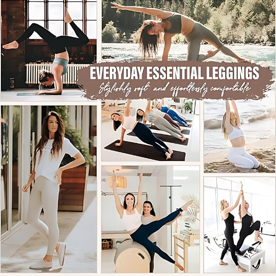Icone™ TrainingLeggings: Høytlivs Magekontroll Skulpturerende Leggings