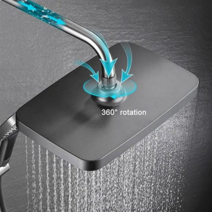 Borhe® ShowerSet: Veggmontert Høytrykk Dusjsett