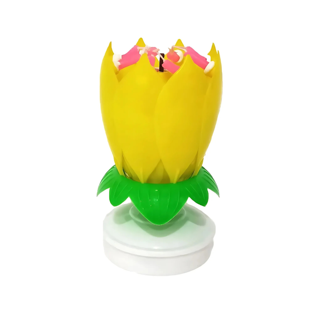FlowerCandle 1+1 GRATIS: Magisk Blomst Bursdagslys