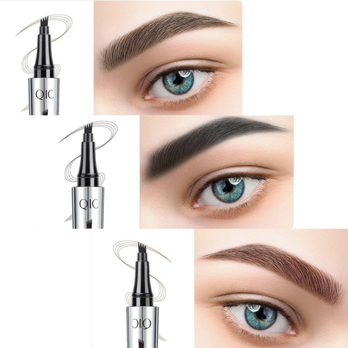 EyebrowPen 1+1 GRATIS: 3D Vannfast Mikroblading Øyenbrynspenn