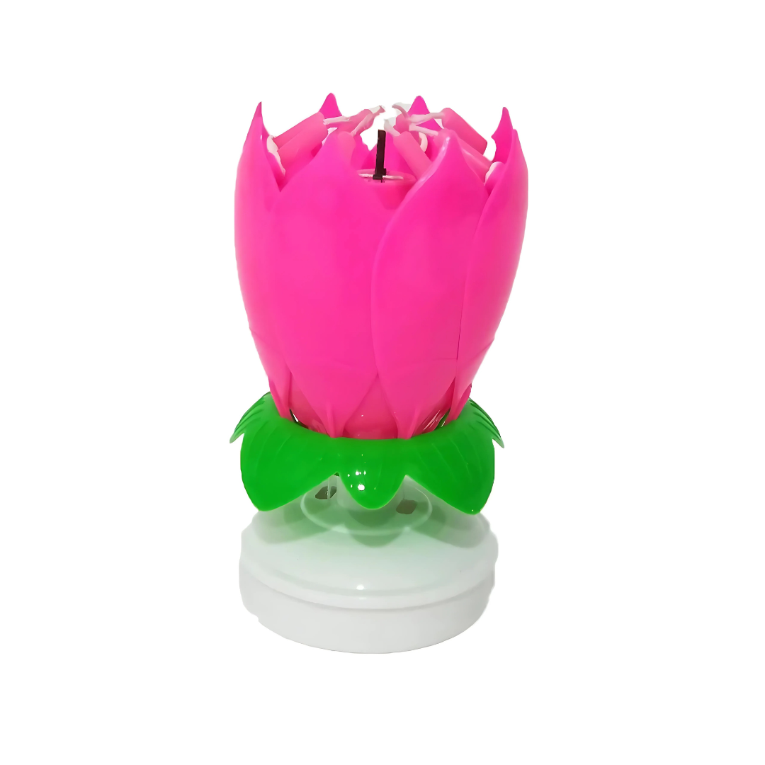 FlowerCandle 1+1 GRATIS: Magisk Blomst Bursdagslys