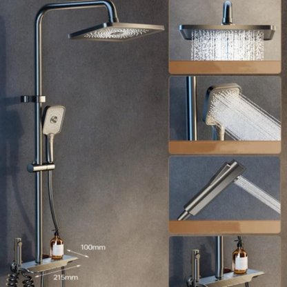 Borhe® ShowerSet: Veggmontert Høytrykk Dusjsett