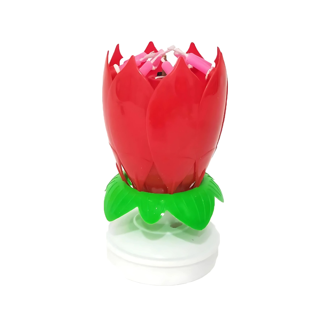 FlowerCandle 1+1 GRATIS: Magisk Blomst Bursdagslys