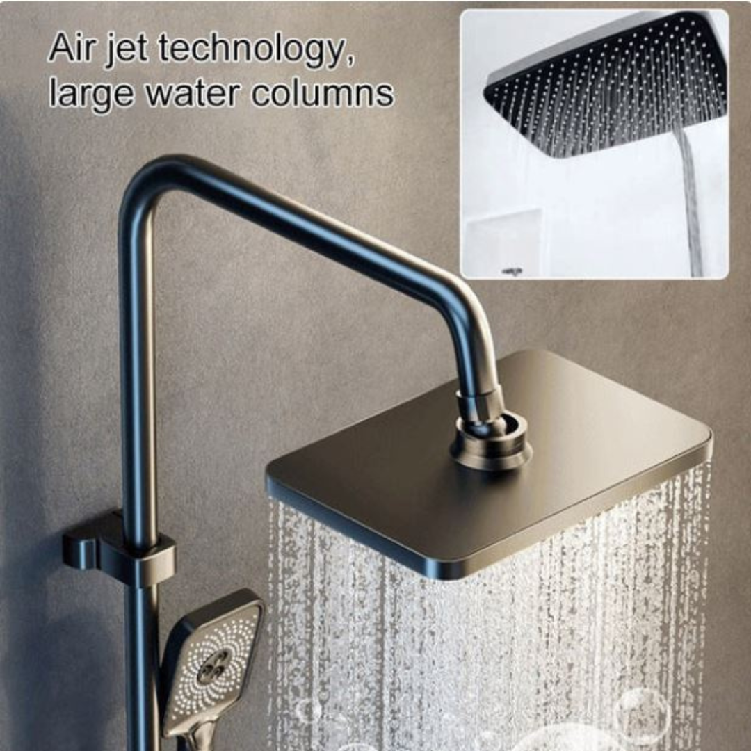 Borhe® ShowerSet: Veggmontert Høytrykk Dusjsett