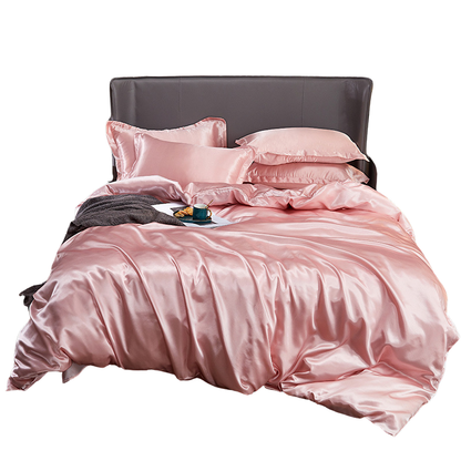 SatinSheet - Elegant Silke Glat Satin Luksuriøs Sengelagen