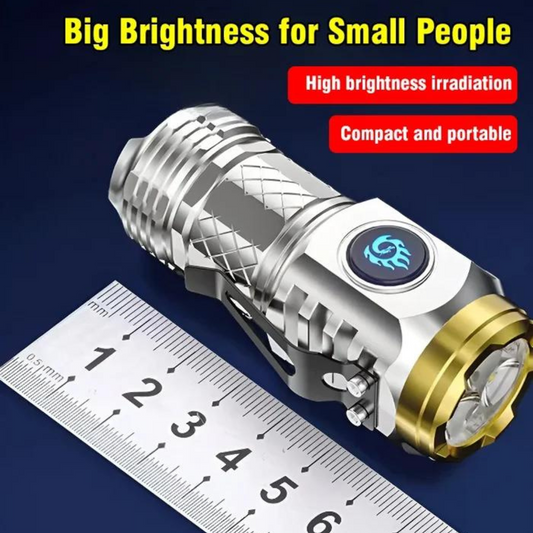 MiniFlashlight - Mini Tre-øyet Super Power Lommelykt