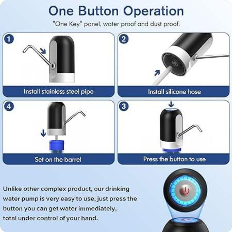 Globetrek° WaterDispenser: One Touch Automatisk Vanddispenser