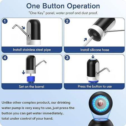 Globetrek° WaterDispenser: One Touch Automatisk Vanddispenser