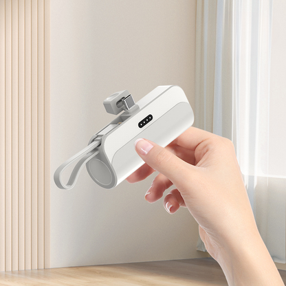 PocketPowerbank - Kompakt Design Hurtig Opladning Nem At Tage Med Lomme Powerbank
