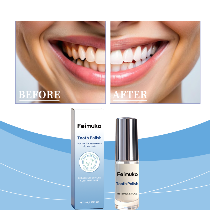 WhiteningSerum 1+1 GRATIS - Daglig Oral Omsorg Tænder Lysning Og Hvidning Serum