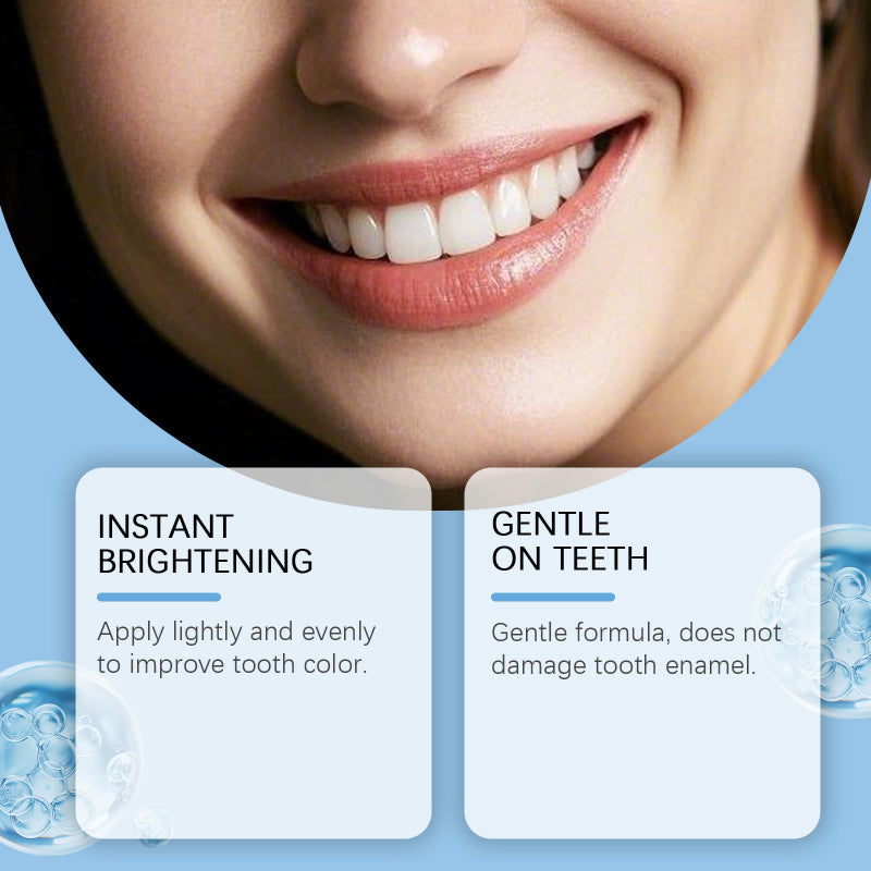 WhiteningSerum 1+1 GRATIS - Daglig Oral Omsorg Tænder Lysning Og Hvidning Serum