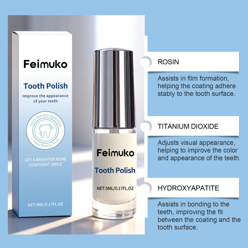 WhiteningSerum 1+1 GRATIS - Daglig Oral Omsorg Tænder Lysning Og Hvidning Serum