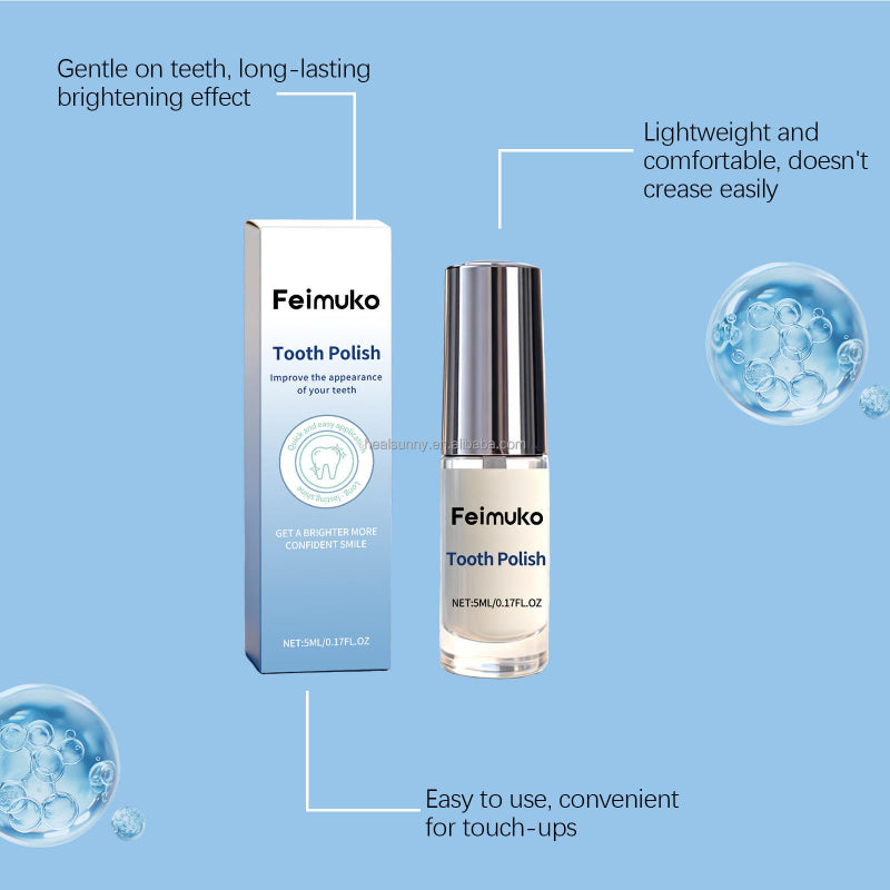 WhiteningSerum 1+1 GRATIS - Daglig Oral Omsorg Tænder Lysning Og Hvidning Serum