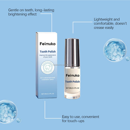 WhiteningSerum 1+1 GRATIS - Daglig Oral Omsorg Tænder Lysning Og Hvidning Serum