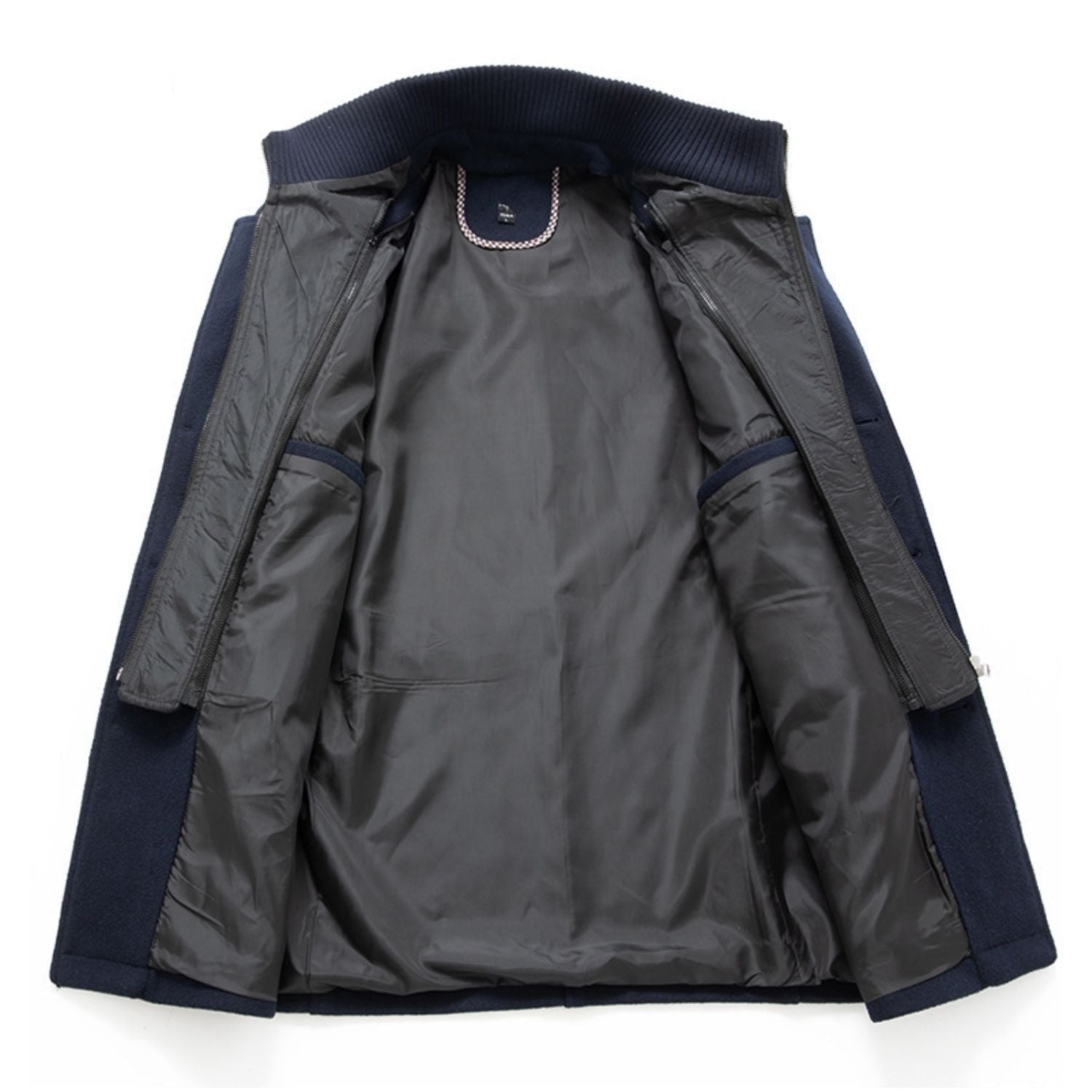 Icone™ WinterCoat: Luksus Dobbel Krage Stilfull Vinter Trenchcoat