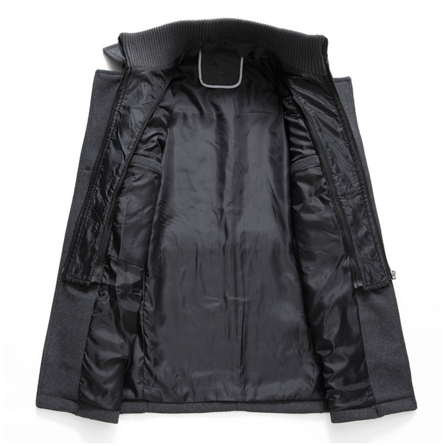 Icone™ WinterCoat: Luksus Dobbel Krage Stilfull Vinter Trenchcoat