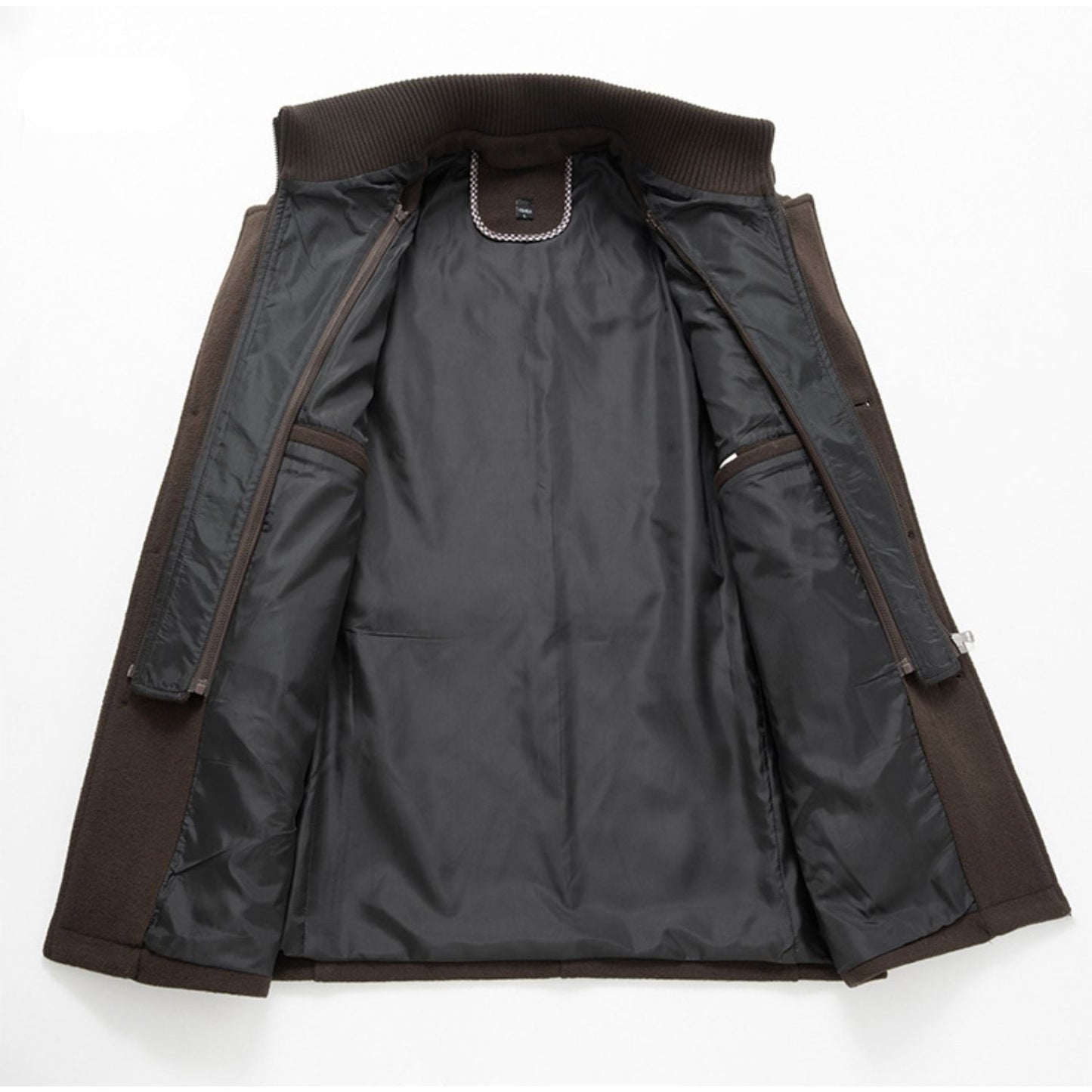 Icone™ WinterCoat: Luksus Dobbel Krage Stilfull Vinter Trenchcoat