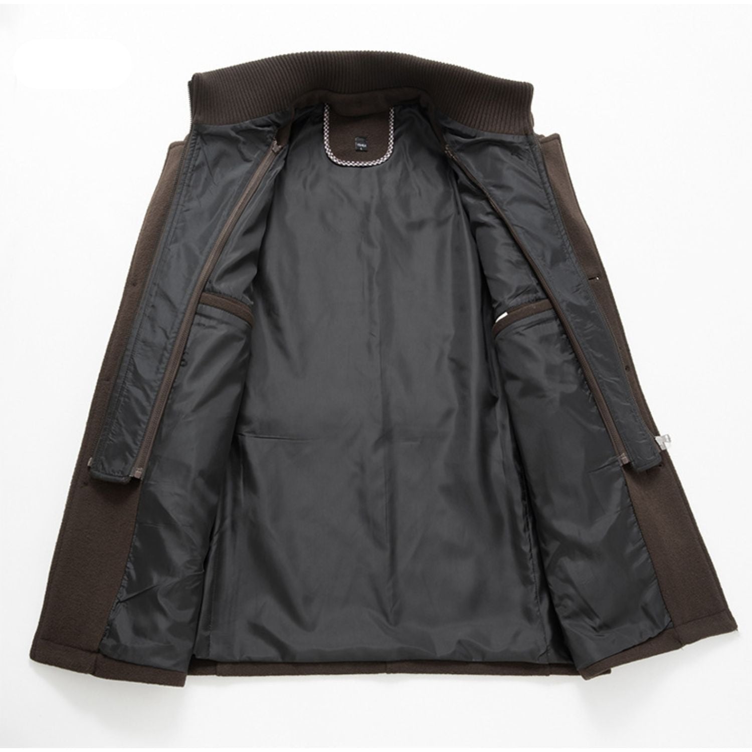 Icone™ WinterCoat: Luksus Dobbel Krage Stilfull Vinter Trenchcoat