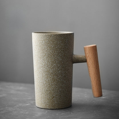 Globetrek° CeramicMug: Nordisk-Inspireret Sten Tekstureret Jord Håndværksmæssig Keramisk Krus