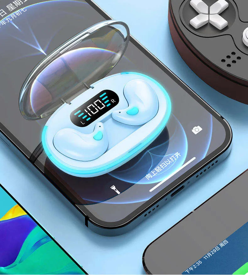 SleepingEarbuds - Trådløse Bluetooth Øretelefoner Til Søvn